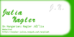 julia nagler business card
